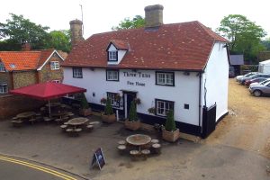 The Three Tuns from above