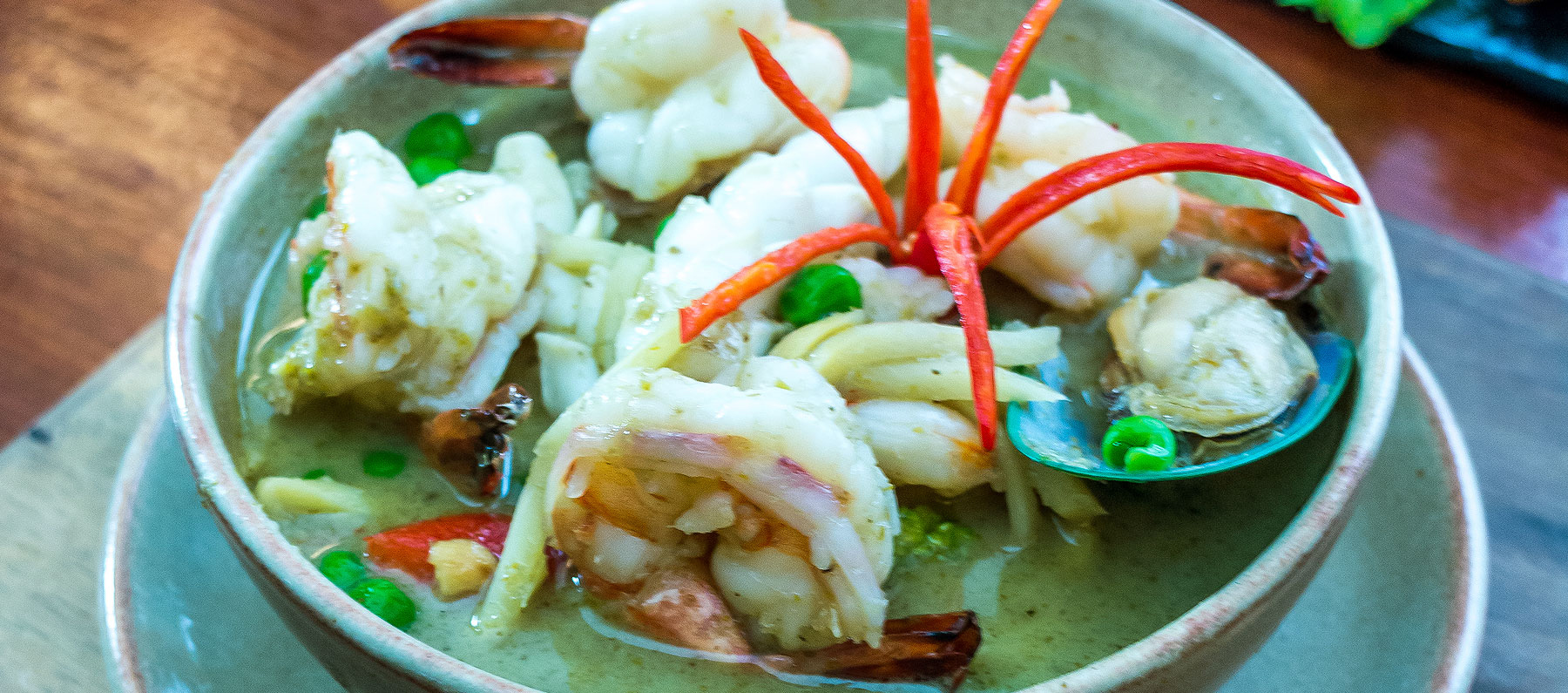 Seafood Green Curry